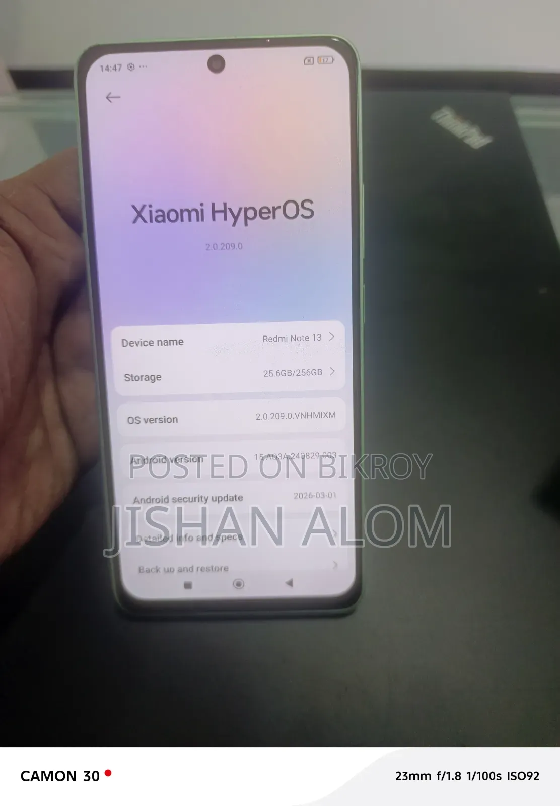 Xiaomi Redmi Note 13 256 GB Green