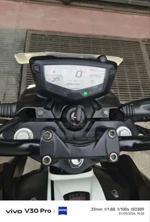 New TVS Apache 160 4V 2024 Black