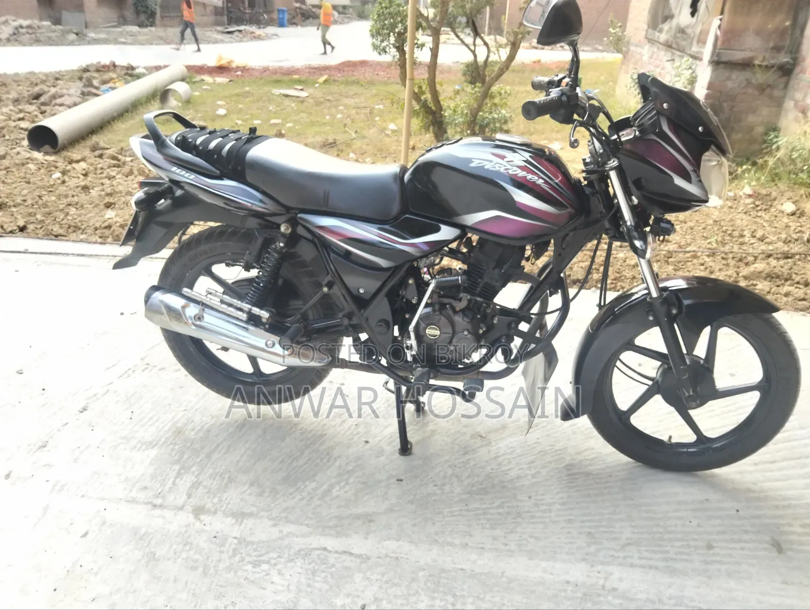 Bajaj Discover 100 2019 Black