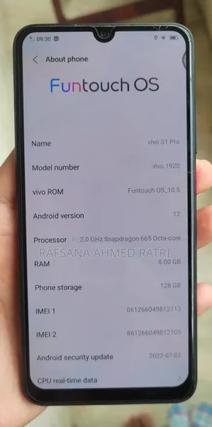 Vivo S1 Pro 128 GB Black