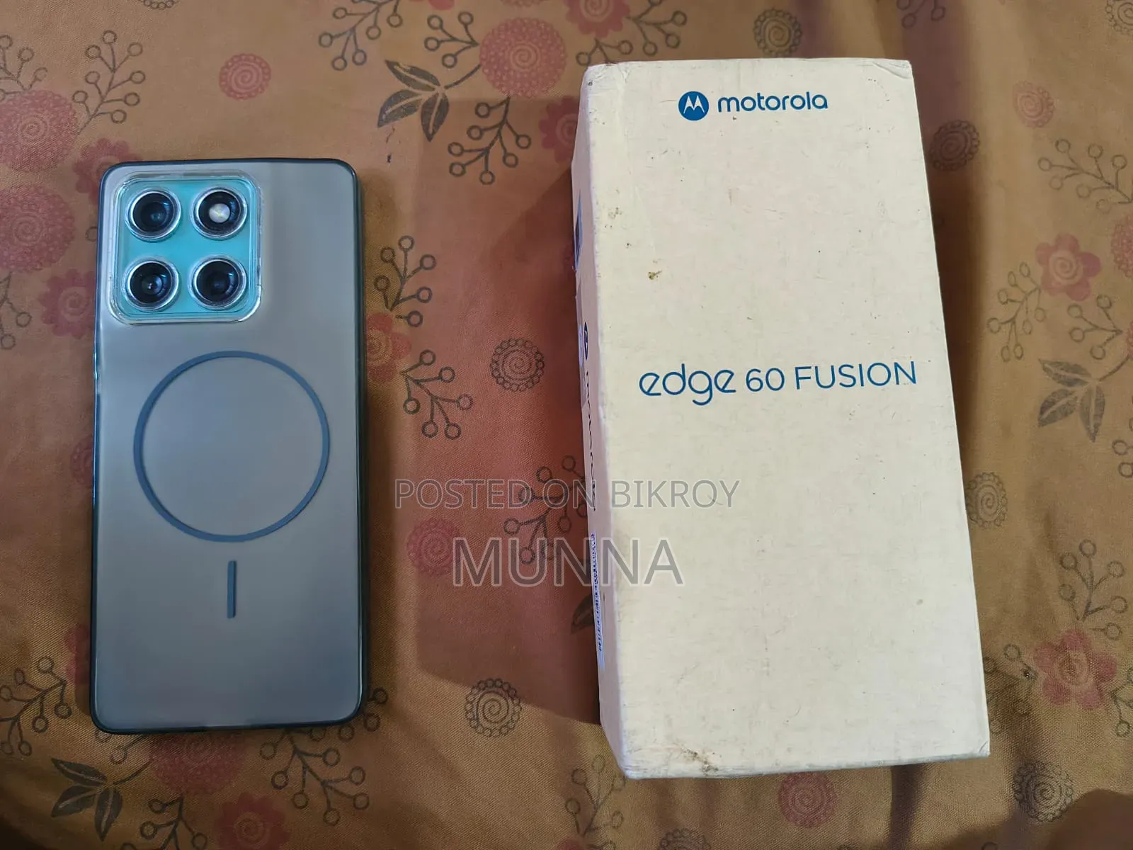 মটোরোলা এজ ৬০ ফিউশন ২৫৬ জিবি ব্লু