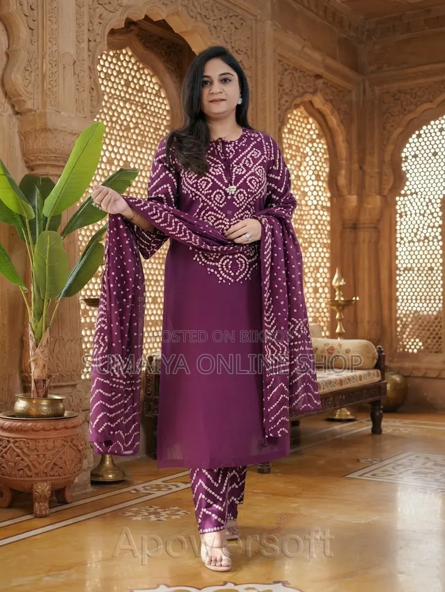 Cunri Print Three Piece