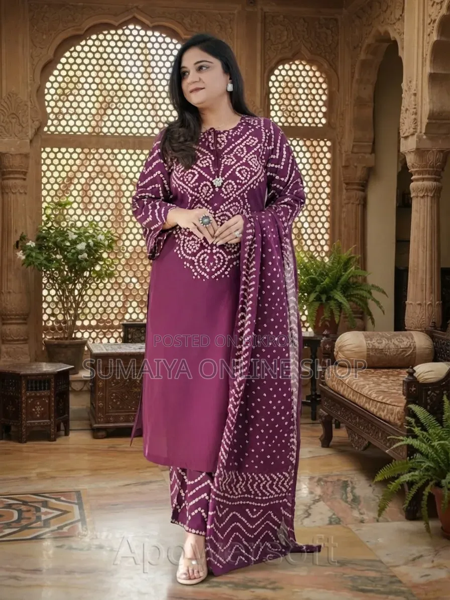 Cunri Print Three Piece