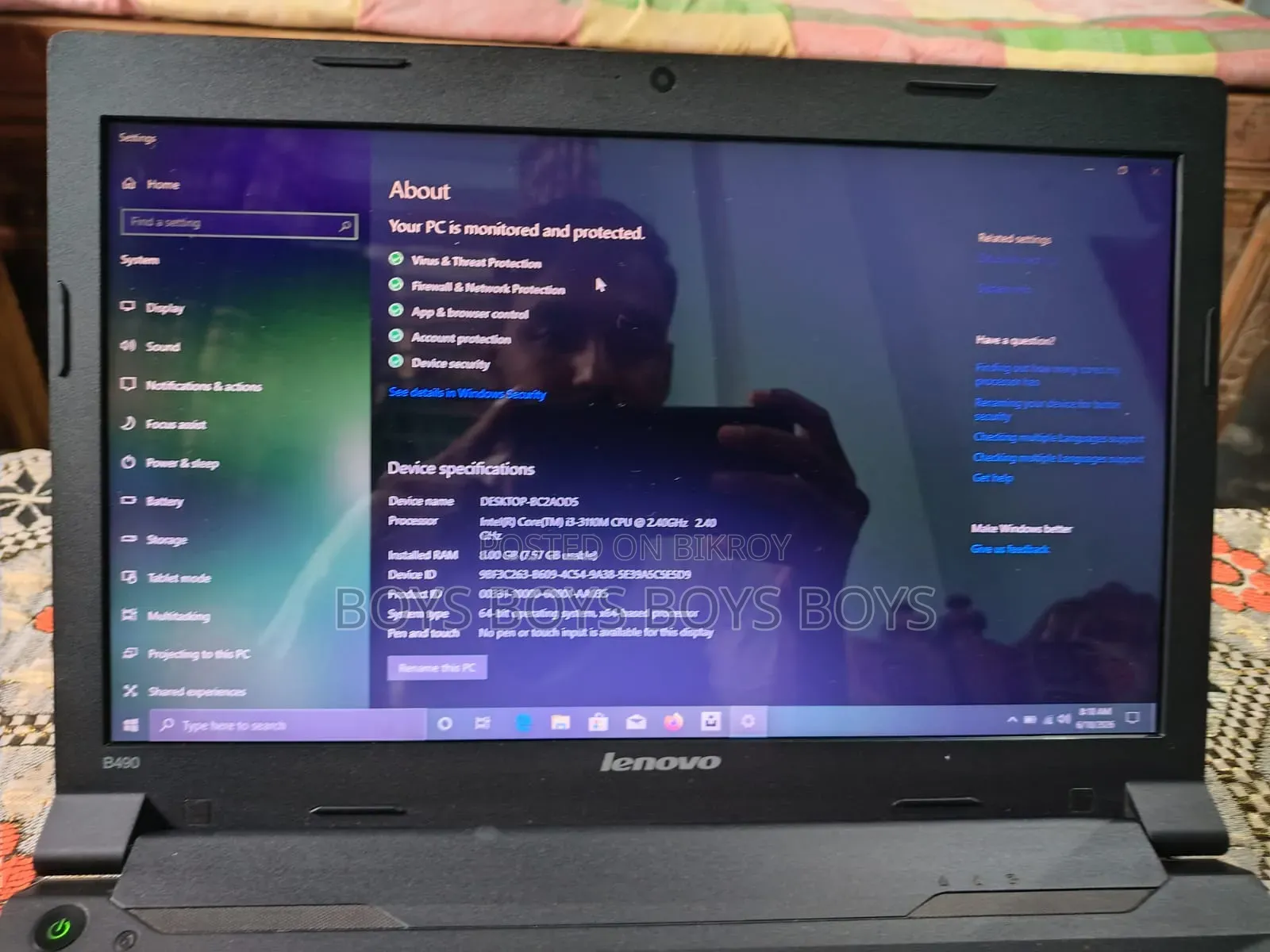 Laptop Lenovo B570 8GB Intel Core I3 HDD 1T