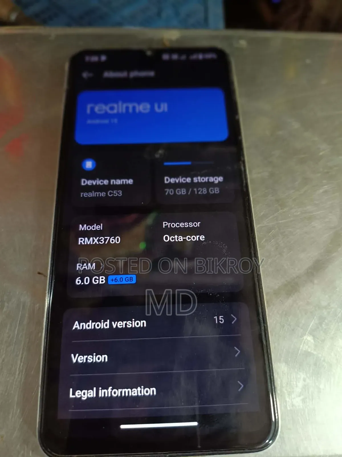 Realme C53 128 GB Silver