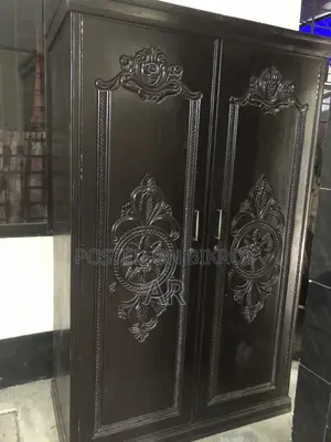 Teak wood wardrobe, 2 parts