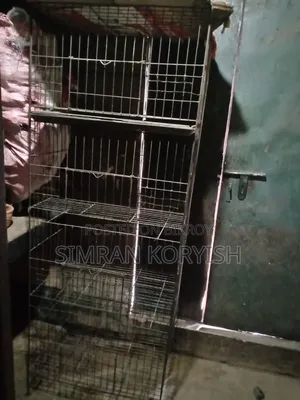 4-Compartment Large Chicken Cage (Iron Mesh) for Sale