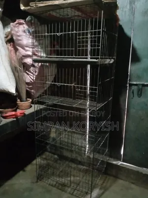 ৪ খোপের বড় মুরগির খাঁচা (লোহার জালি) বিক্রি হবে