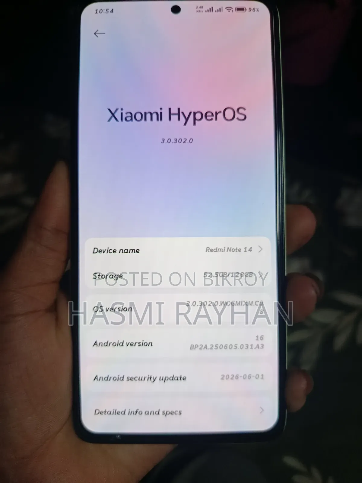 Xiaomi Redmi Note 14 4G 128 GB Green