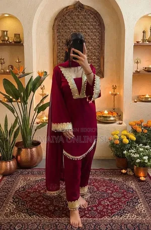 Georgette Sequence Three Piece