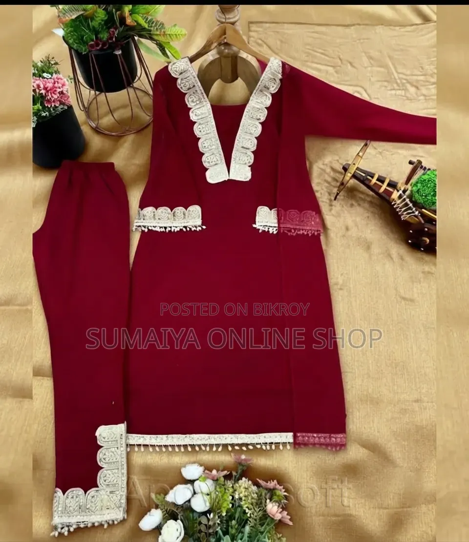 Georgette Sequence Three Piece