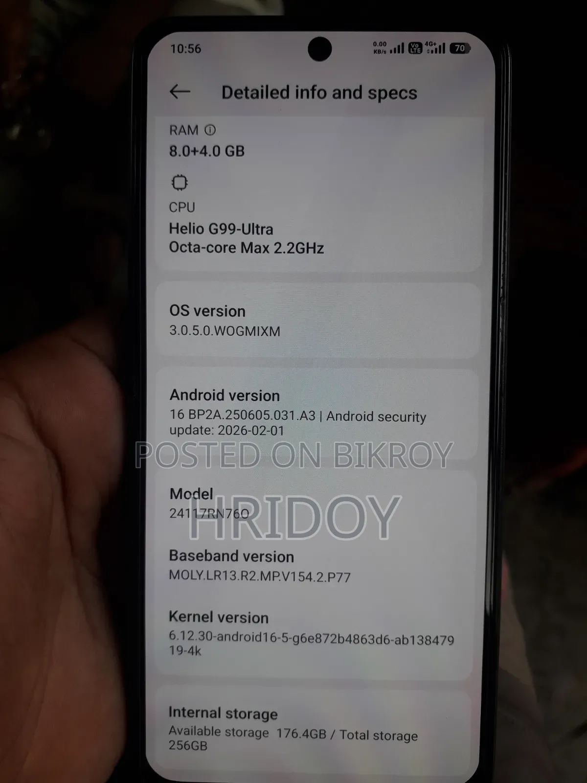 Xiaomi Redmi Note 14 4G 256 GB Red