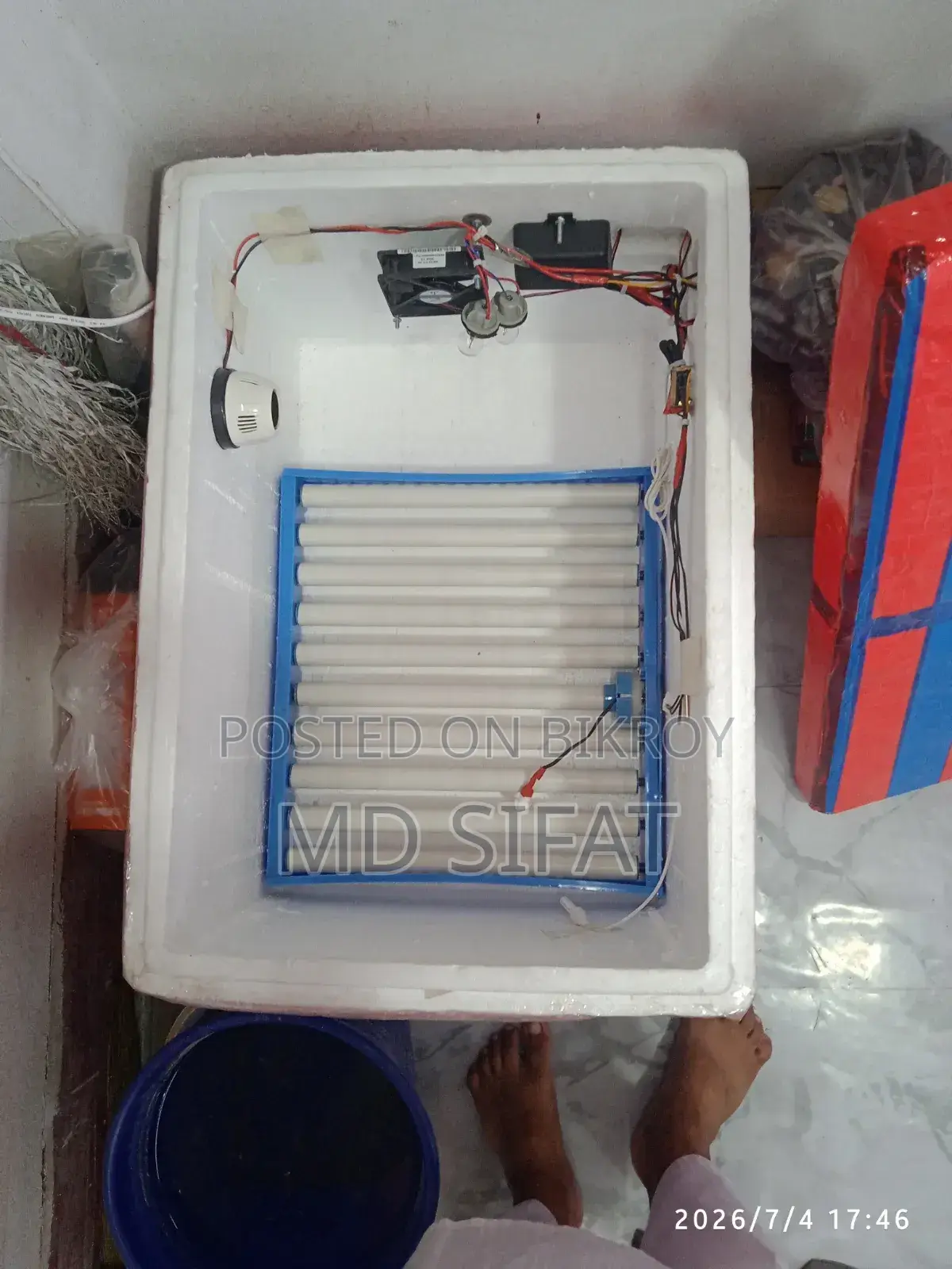 70 Egg Auto Roller Tray Incubator