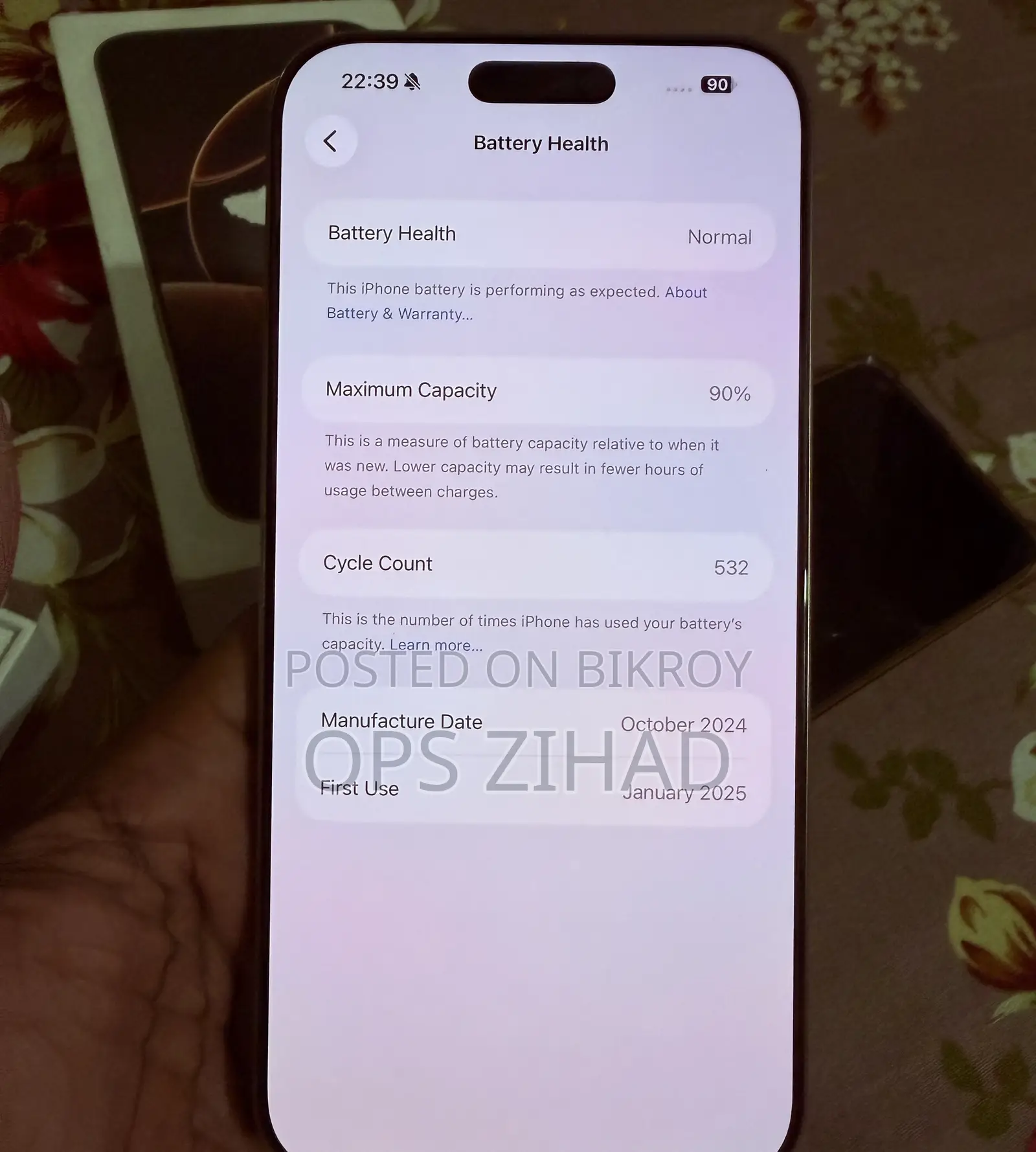 Apple iPhone 16 Pro Max 256 GB Rose Gold