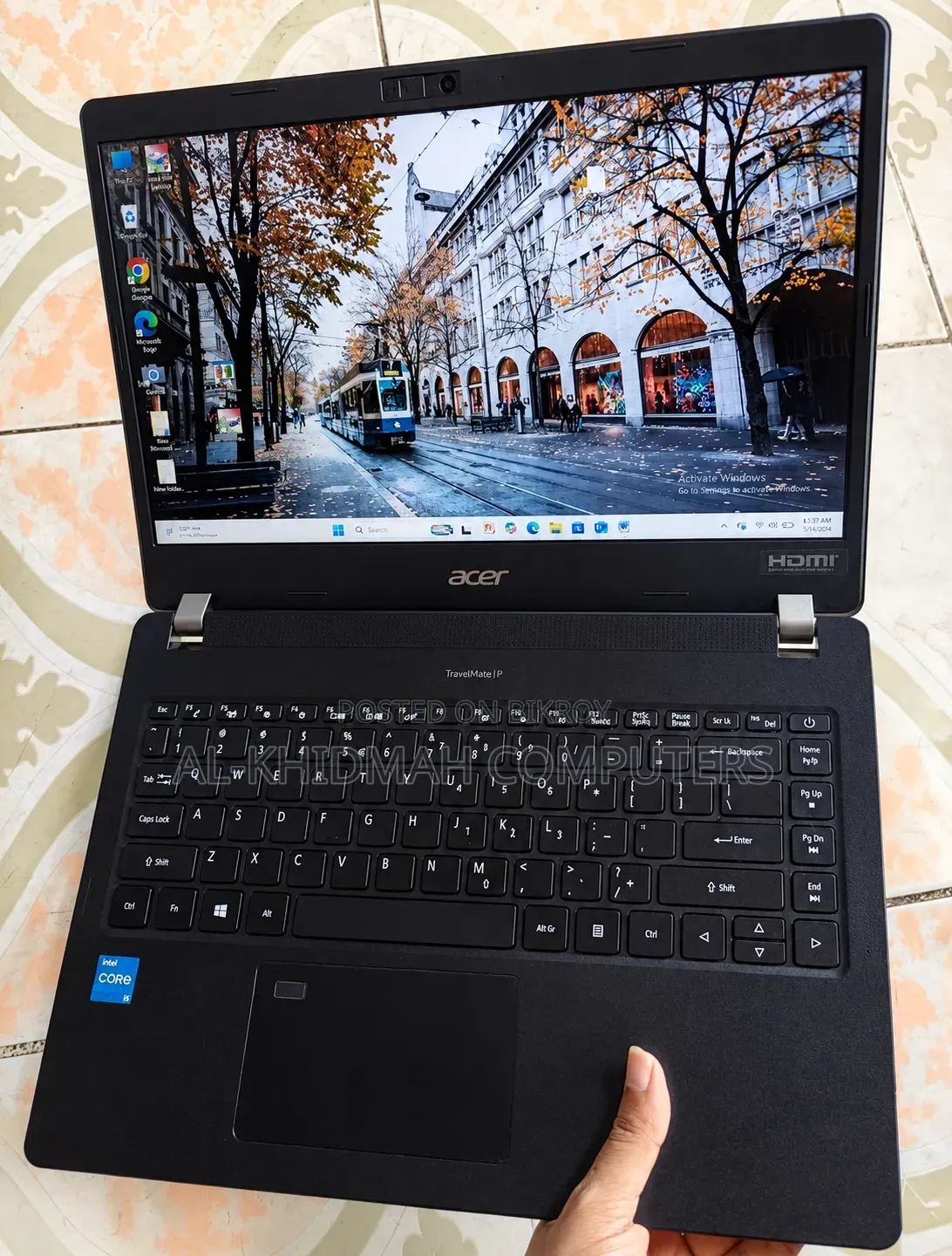 Laptop Acer TravelMate 8GB Intel Core i3 SSD 256GB