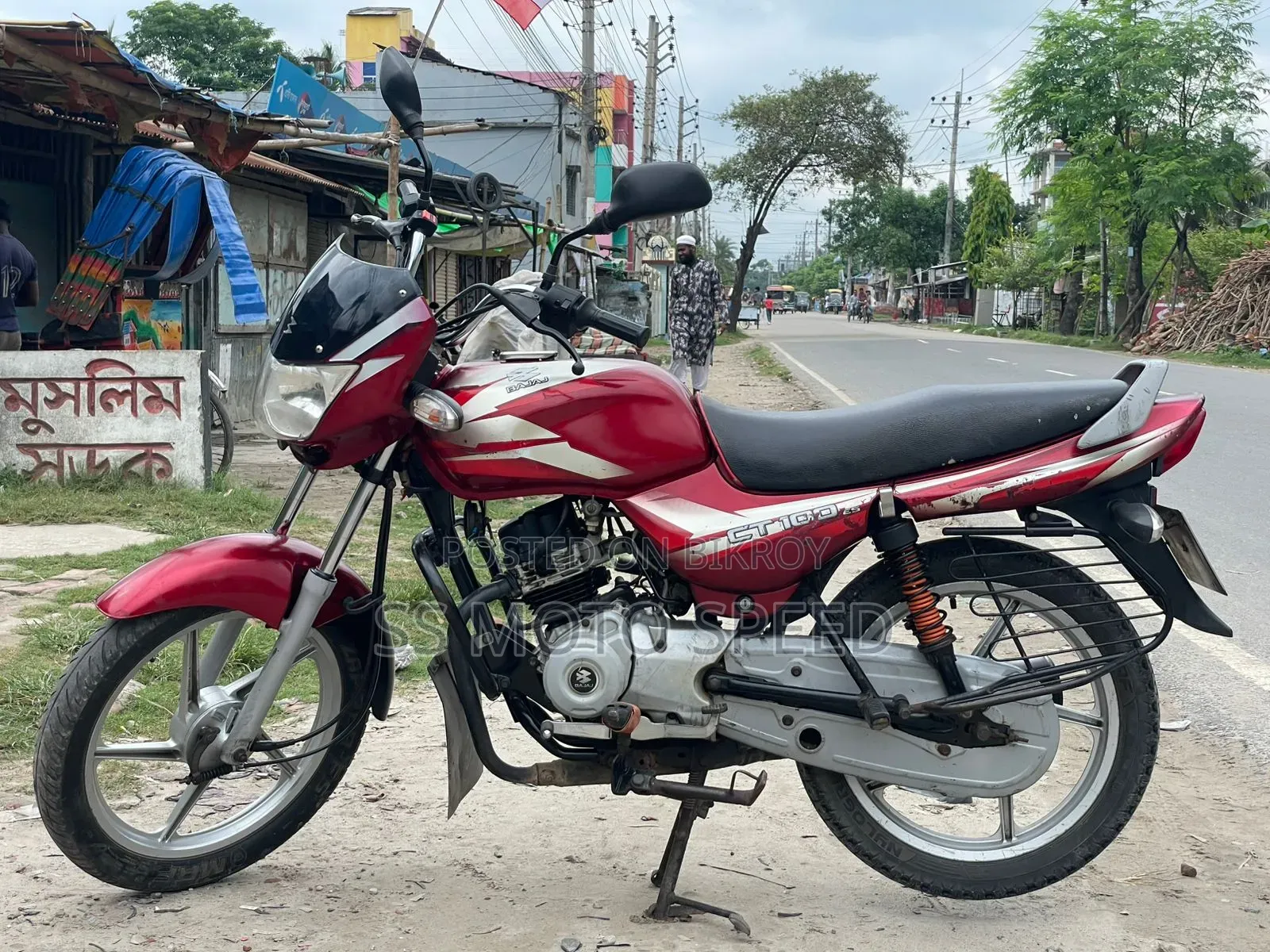Bajaj CT 100 2019 Red