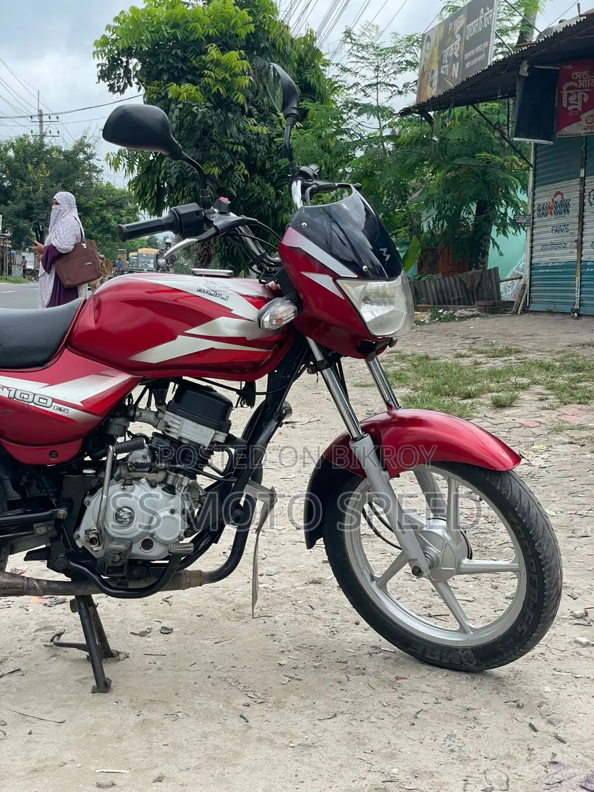 Bajaj CT 100 2019 Red