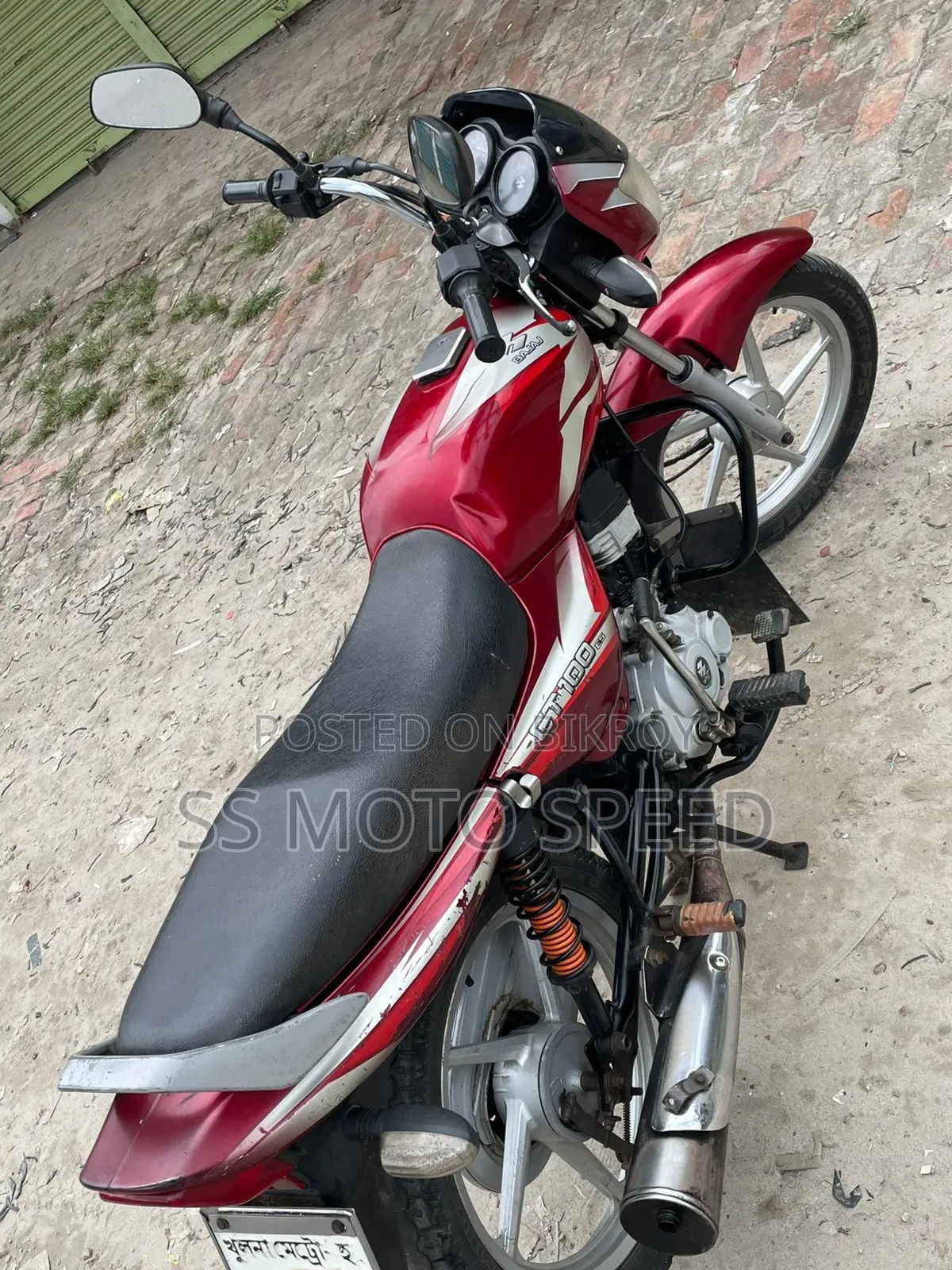 Bajaj CT 100 2019 Red