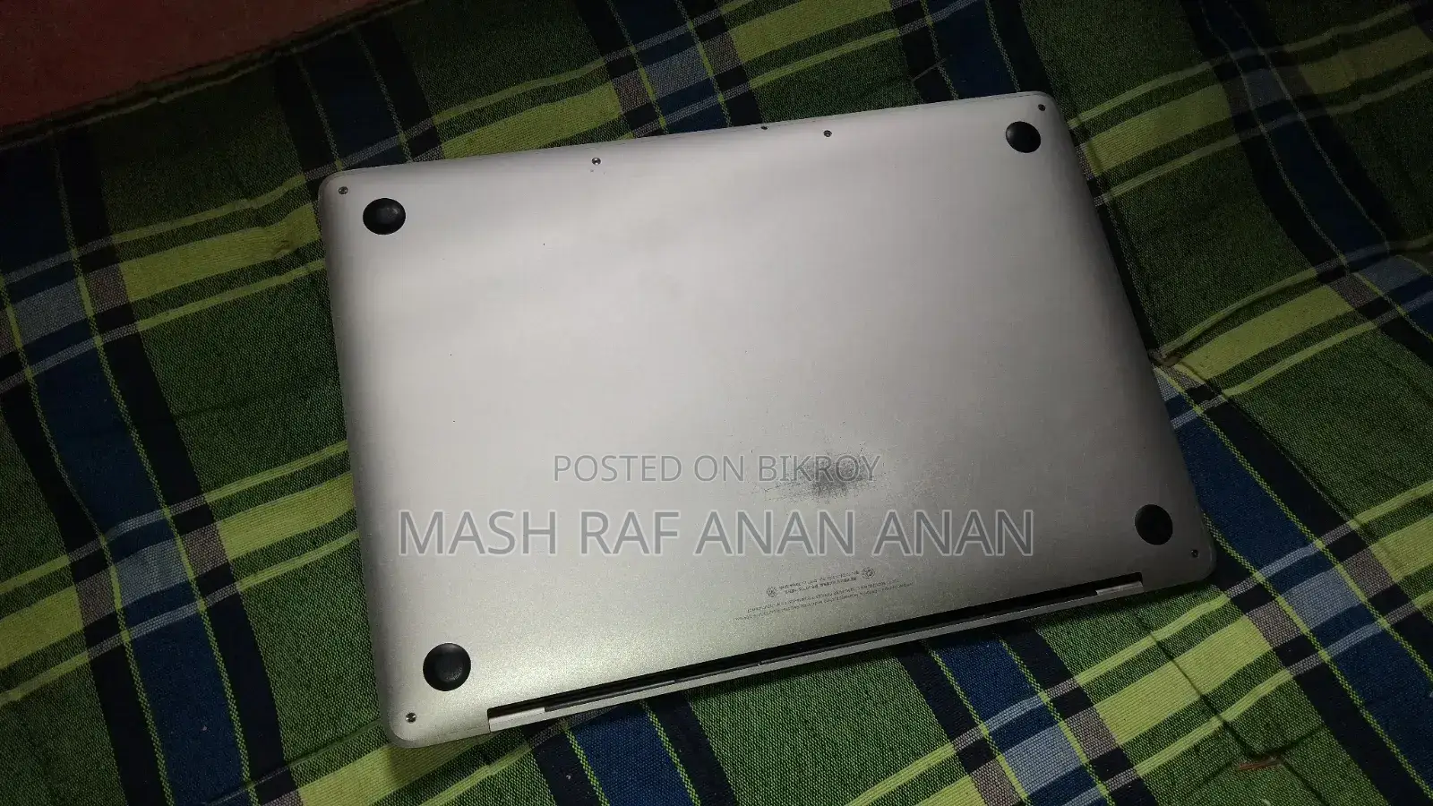 ল্যাপটপ অ্যাপল ম্যাকবুক প্রো ২০১৭ ৮জিবি ইন্টেল কোর আই৫ এইচসিসি ৫১২জিবি