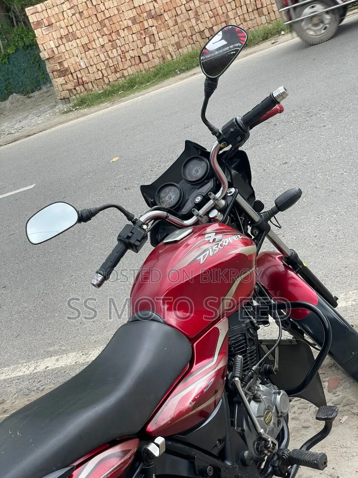 Bajaj Discover 100 2015 Red