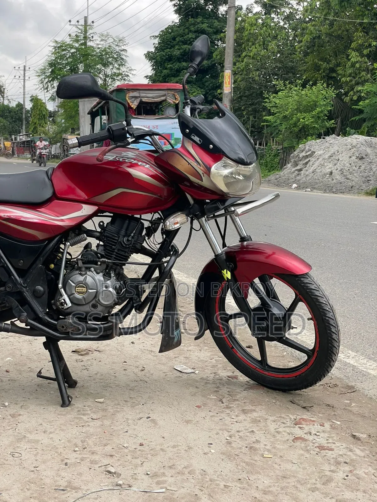Bajaj Discover 100 2015 Red