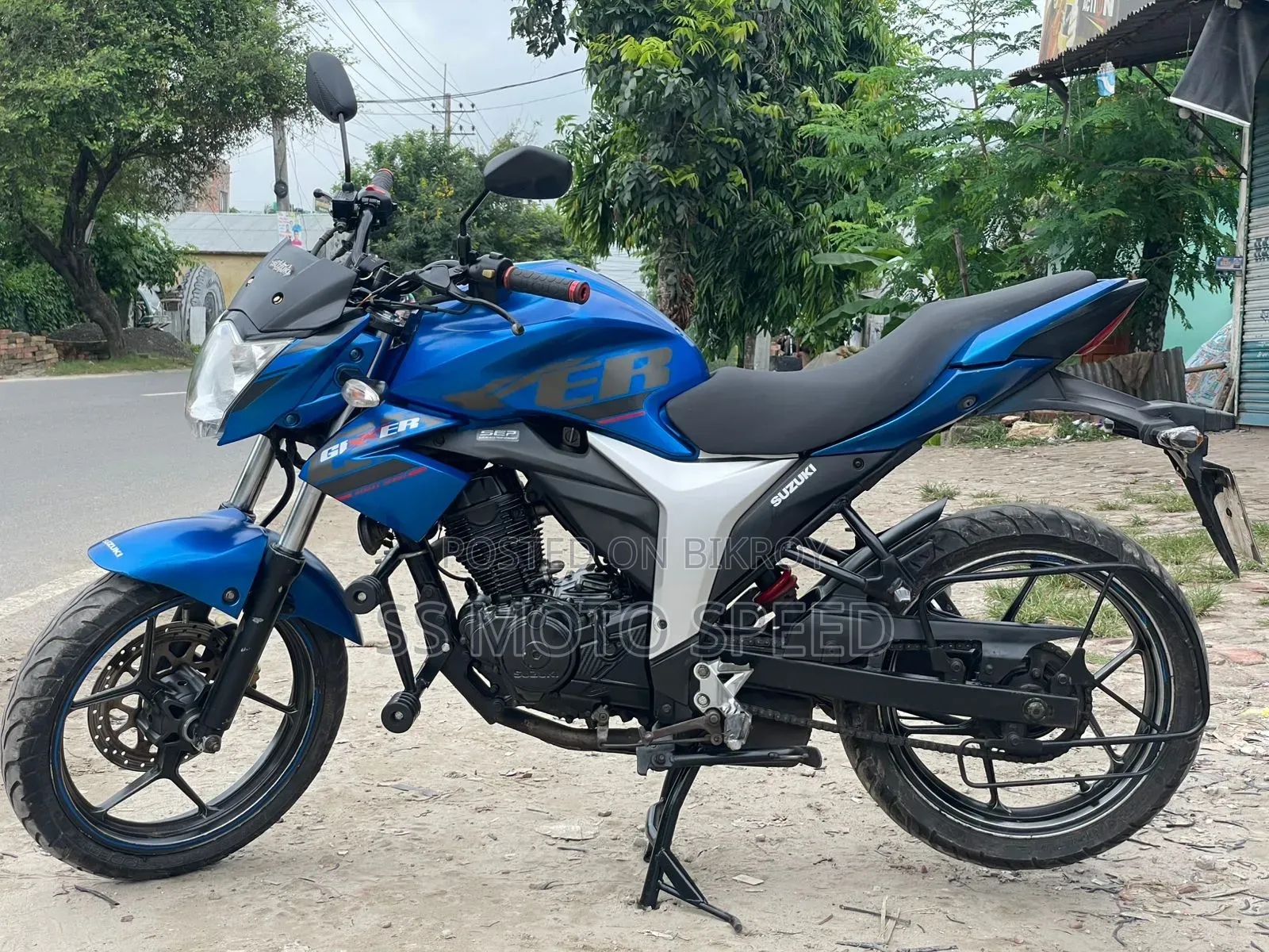 Suzuki Gixxer Monotone 2017 Blue