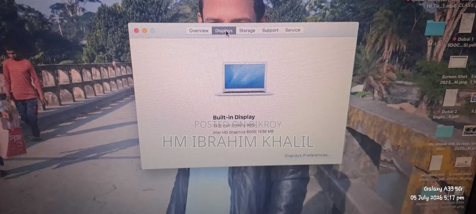 Laptop Apple MacBook 2015 8GB Intel Core i5 eMMC 500GB