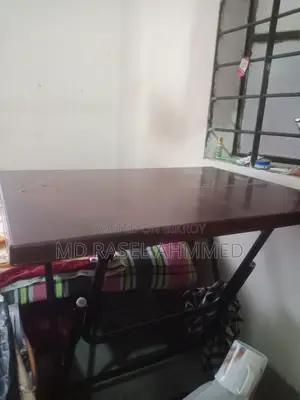Study table. Movable. Not used for long.