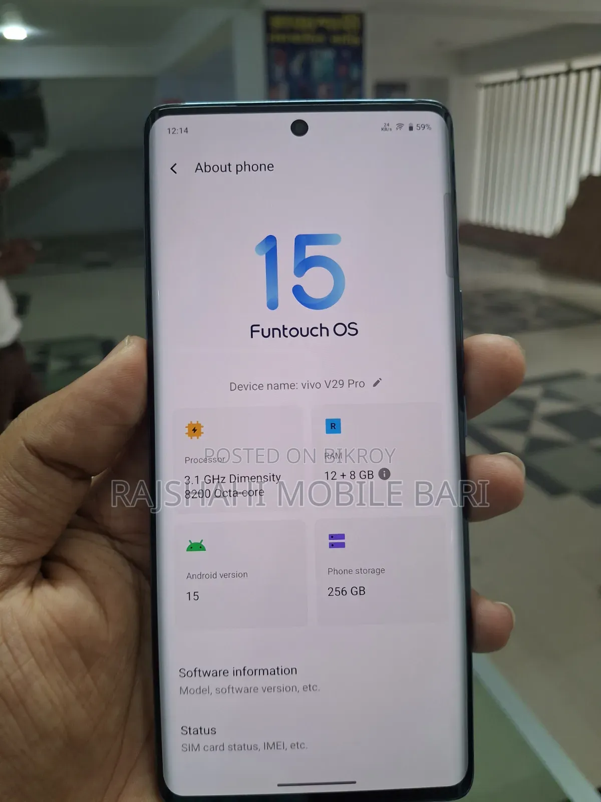 Vivo V29 Pro 256 GB Silver