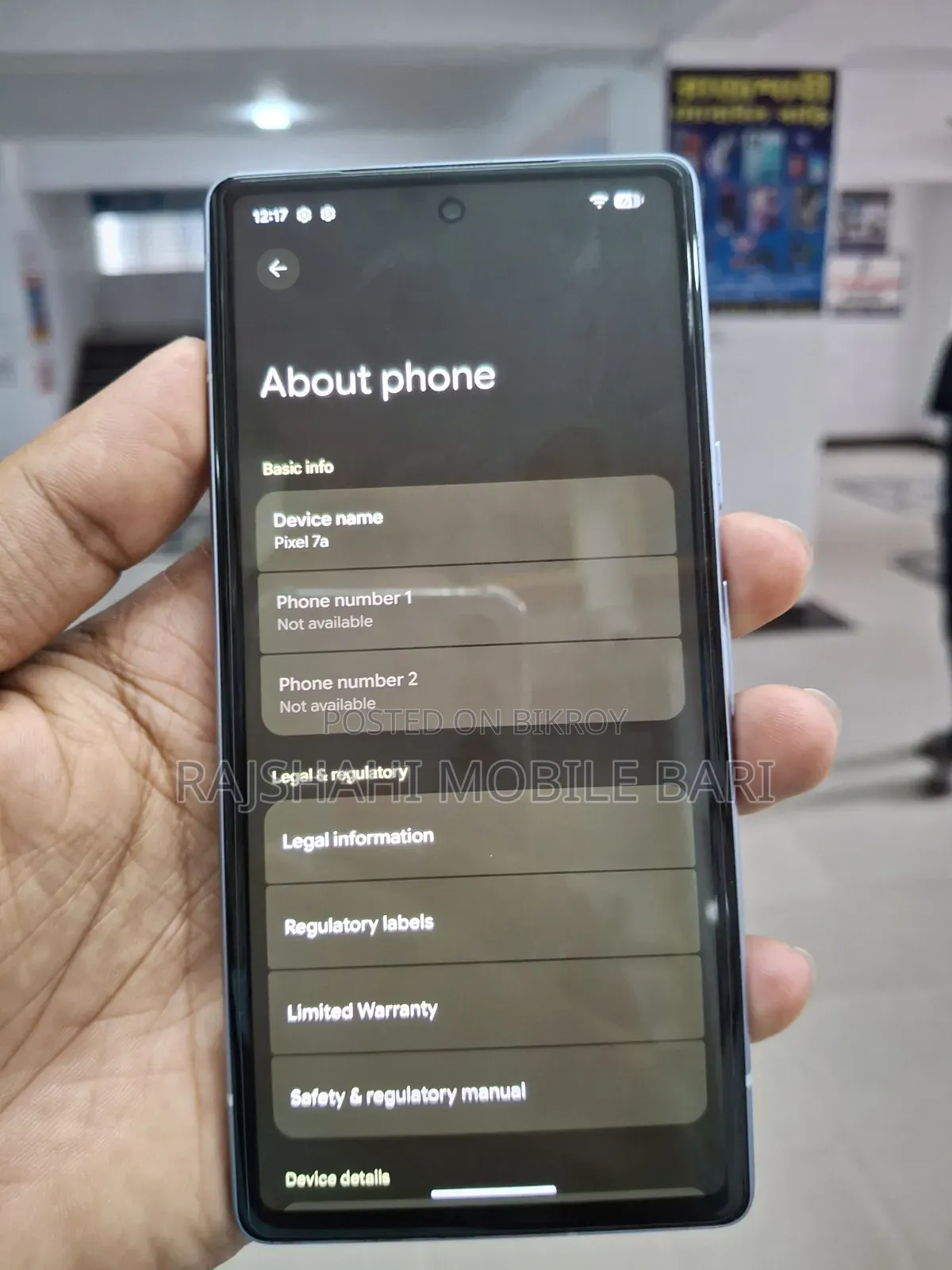 Google Pixel 7a 128 GB White