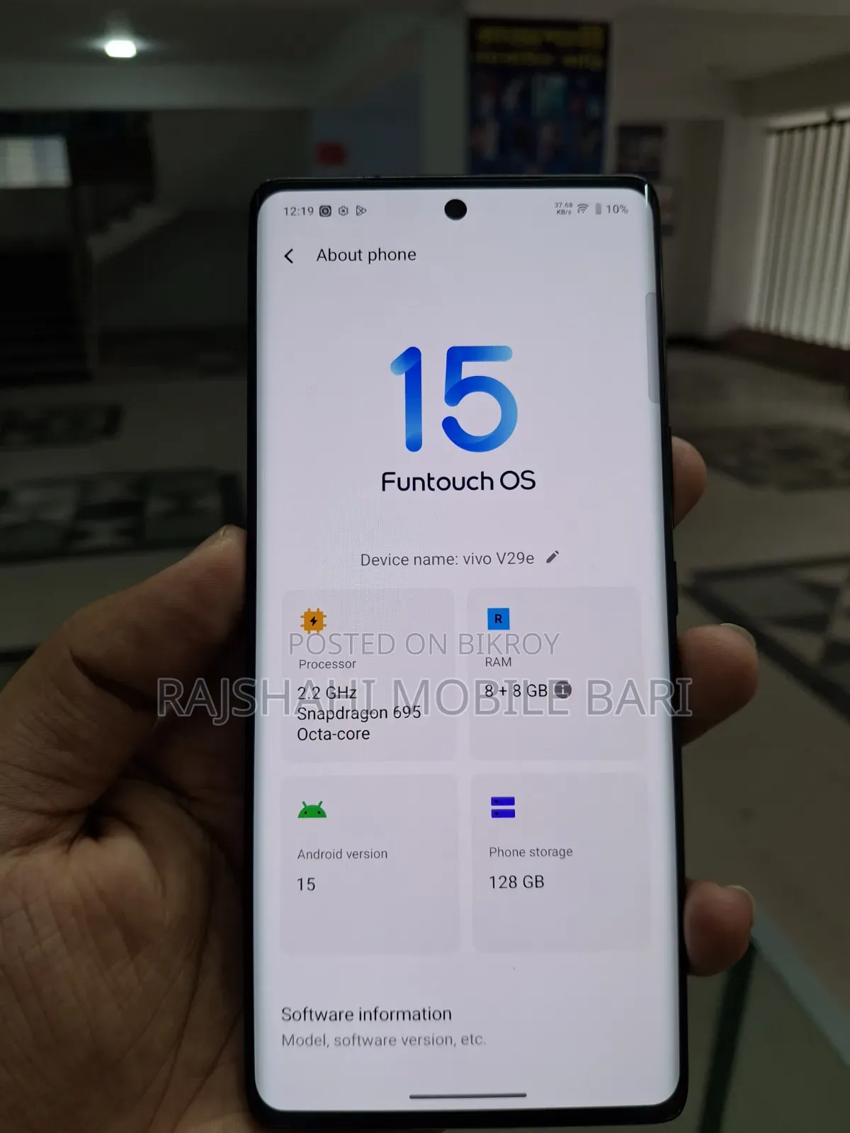 Vivo V29e 5G 256 GB Red