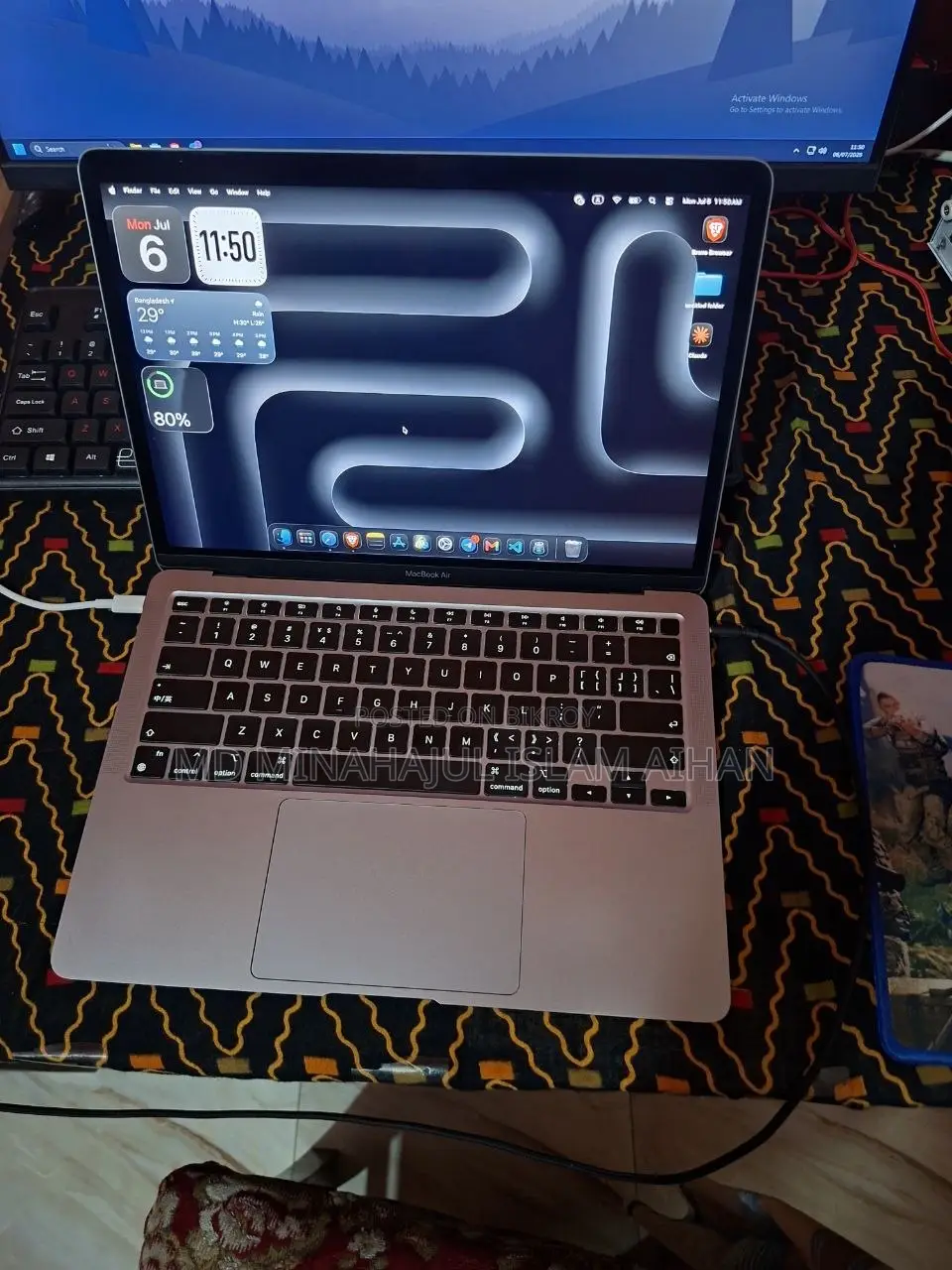 Laptop Apple MacBook Air 8GB Apple M1 SSD 256GB