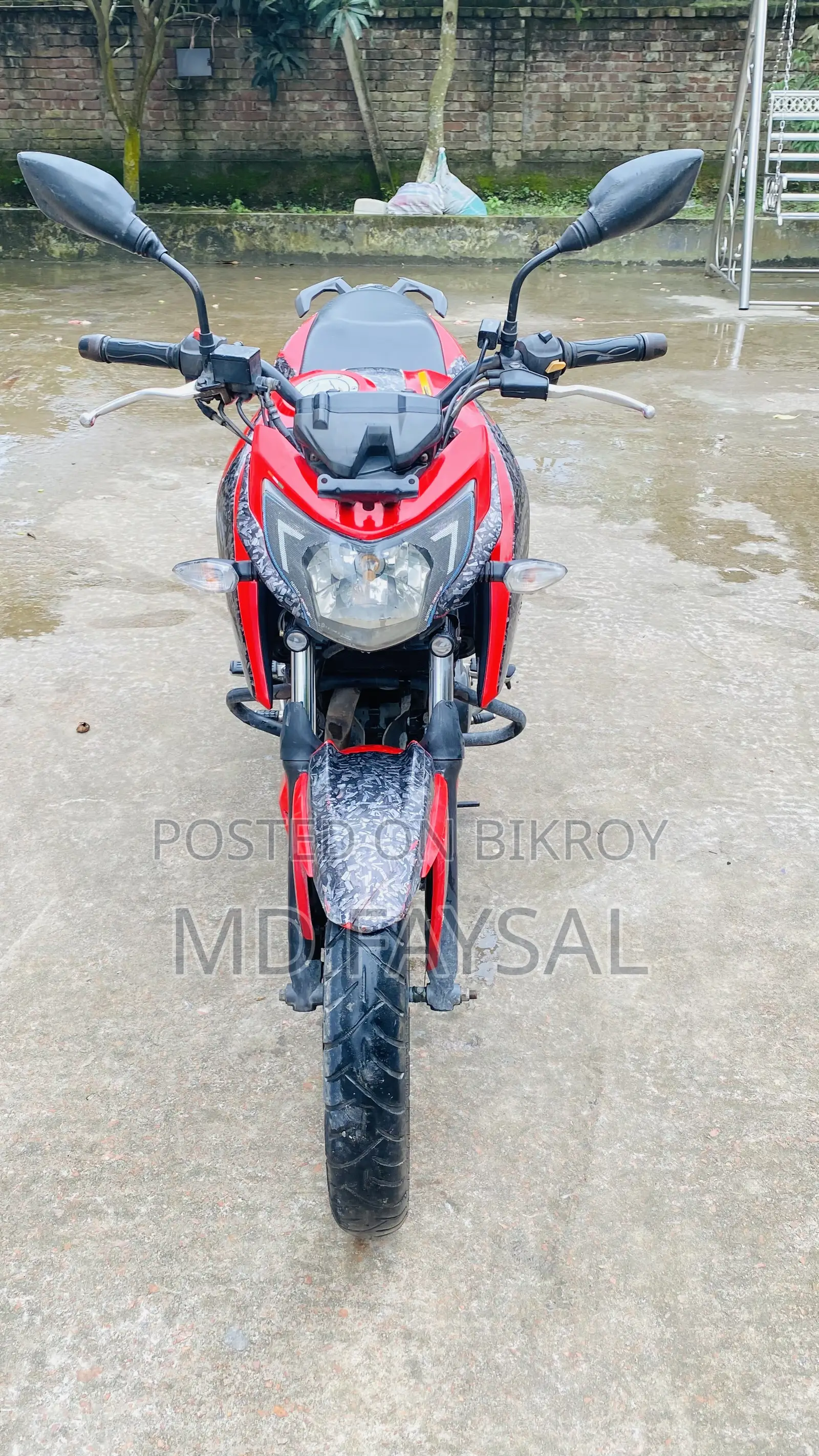 TVS Apache RTR 160 4V 2019 Red