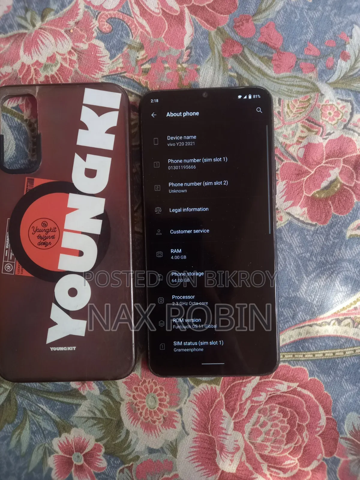 New Vivo Y20 64 GB Blue