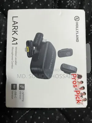 Hollyland Lark A1 ওয়্যারলেস মাইক্রোফোন (কম্বো USB-C + লাইটনিং)