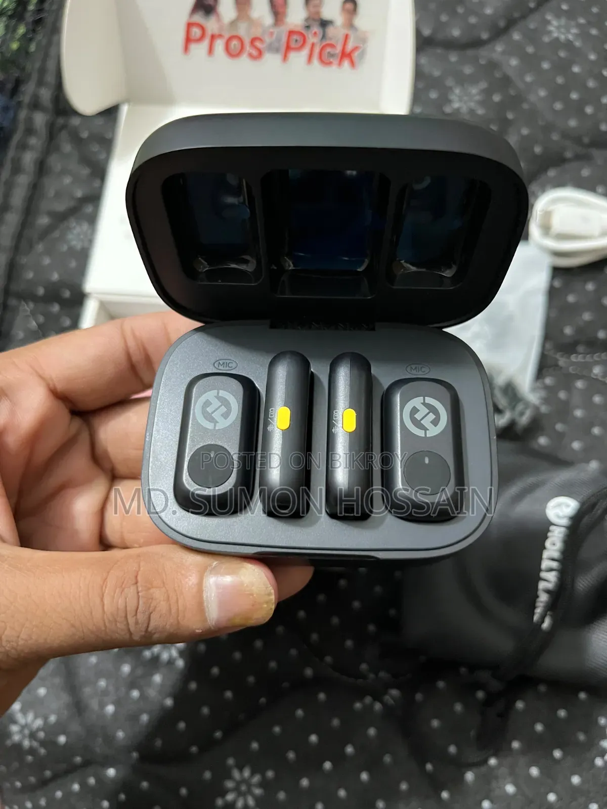 Hollyland Lark A1 ওয়্যারলেস মাইক্রোফোন (কম্বো USB-C + লাইটনিং)