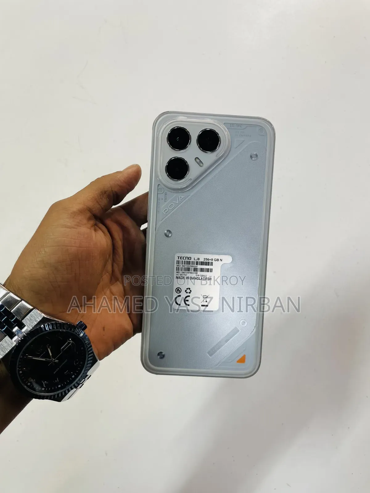 New Tecno Pova 5G 128 GB Silver