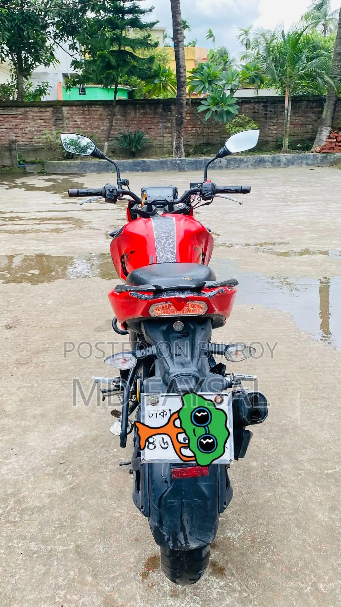 TVS Apache RTR 160 4V 2019 Red