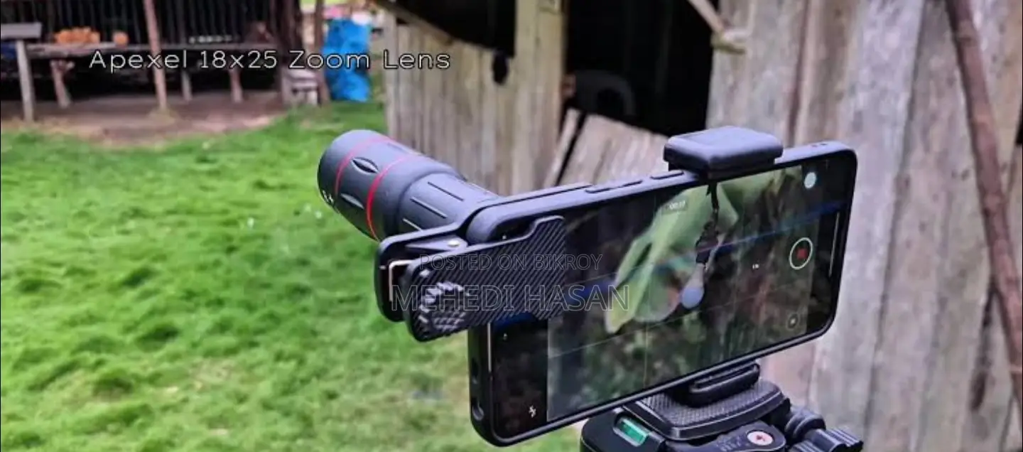 Apexel Universal 18x25 Monocular Zoom HD Optical Cell Phone Lens