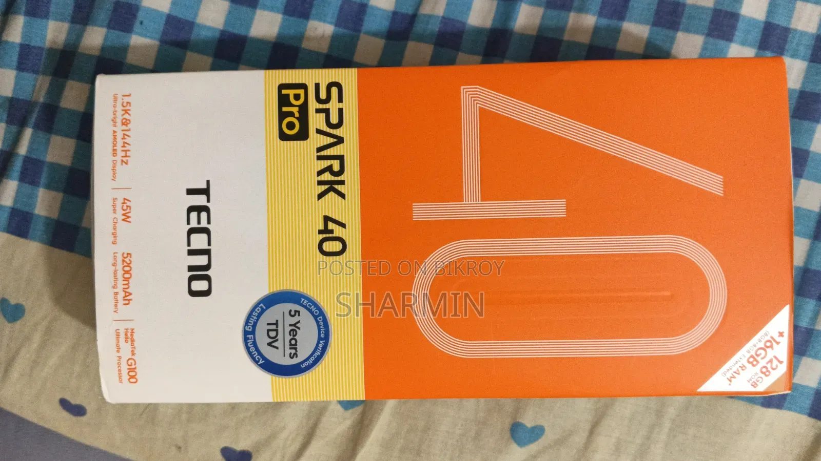 Tecno Spark 40 Pro 128 GB Silver