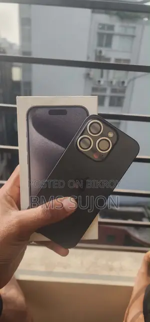 অ্যাপল আইফোন ১৫ প্রো ৫১২ জিবি ব্ল্যাক