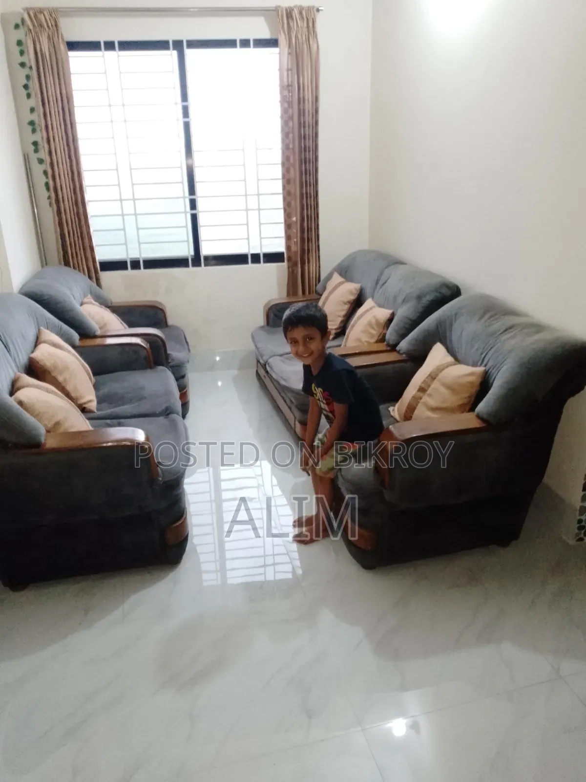 6-seater sofa set only.