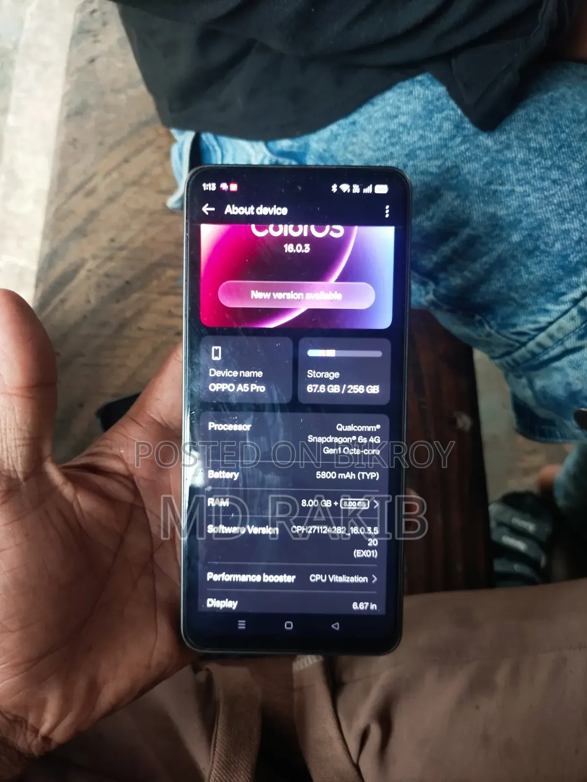 Oppo A5 Pro 4G 256 GB Black