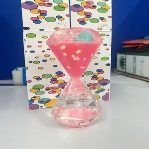 Diamond Shape Liquid Bubble Timer | Home Office Desk Relaxing Decor