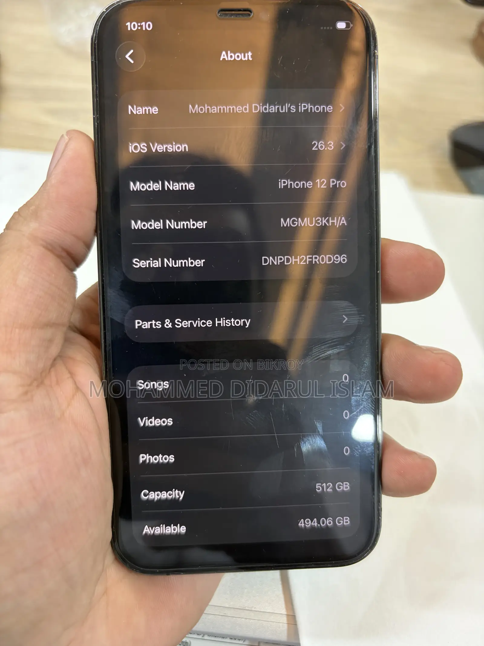 অ্যাপল আইফোন ১২ প্রো ৫১২ জিবি গ্রে