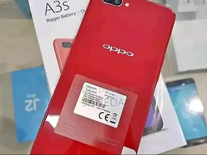 New Oppo A3s 256 GB Red