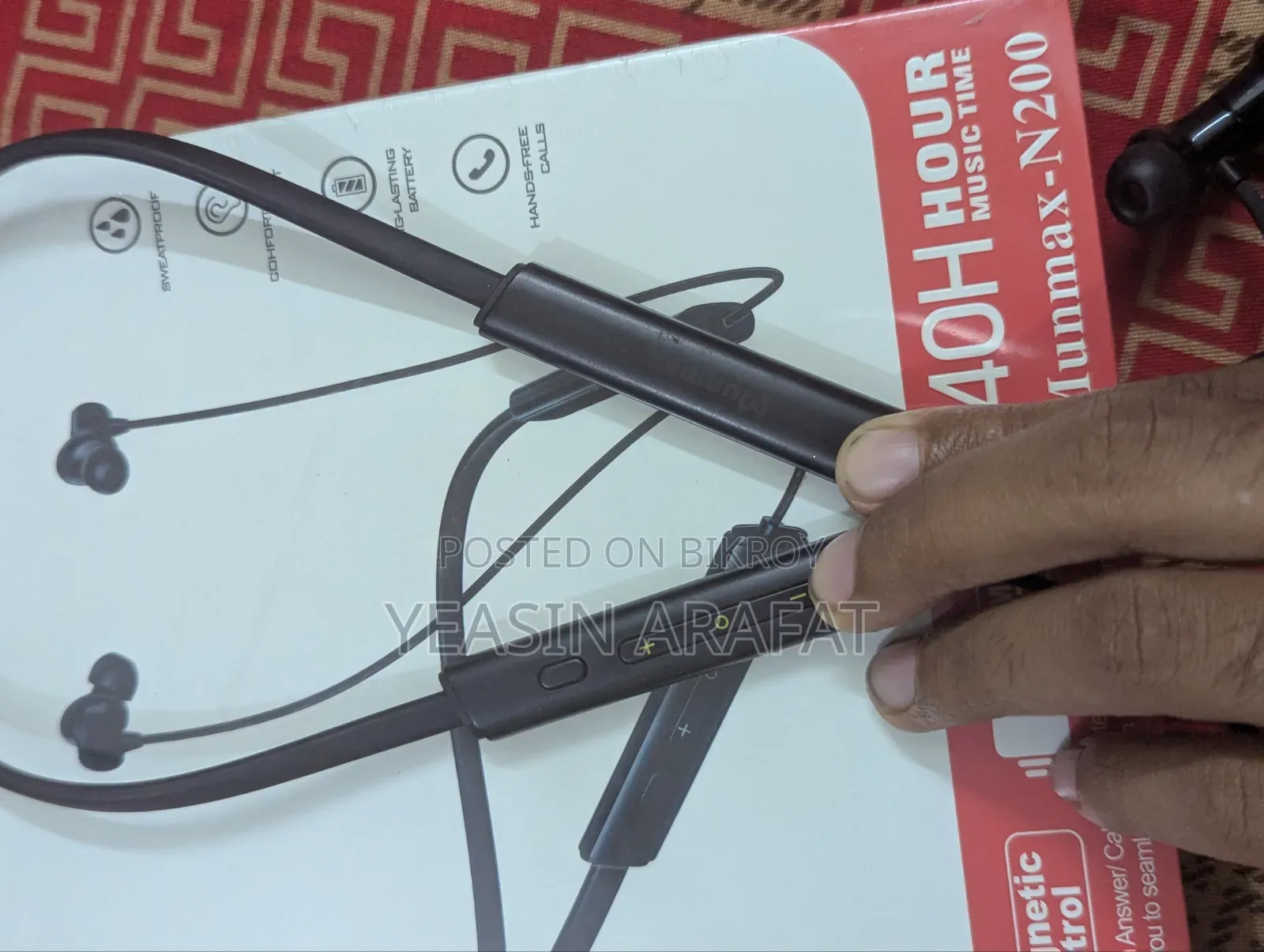Mummax N200 Neckband Bluetooth Headphone