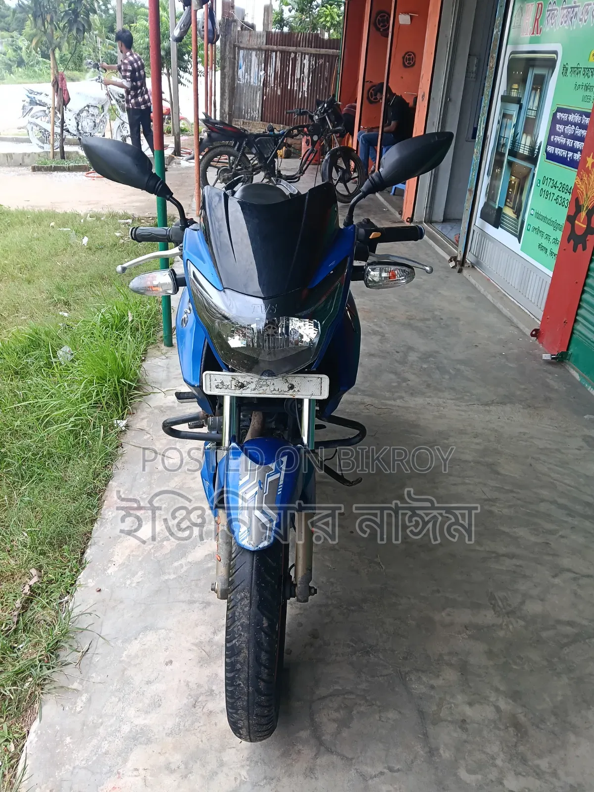 TVS Apache RTR 160 2V 2018 Blue