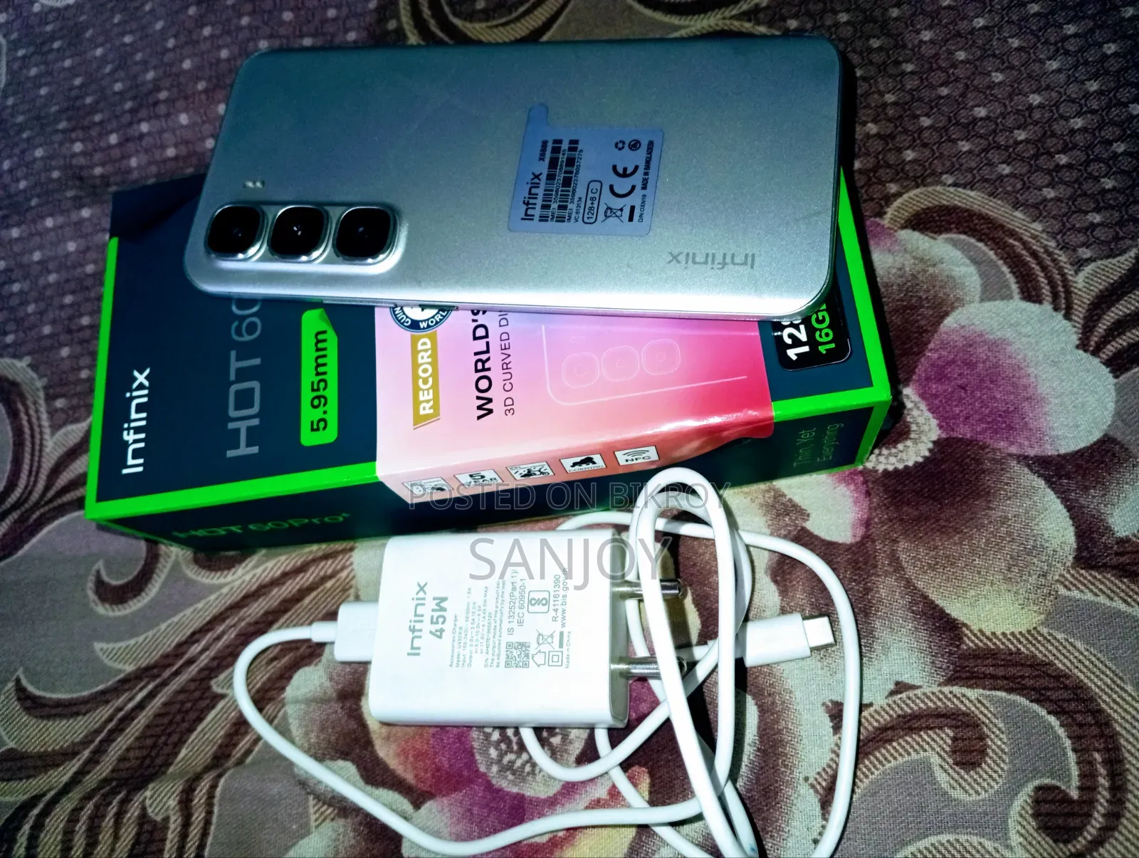 Infinix Hot 60 Pro+ 128 GB Silver