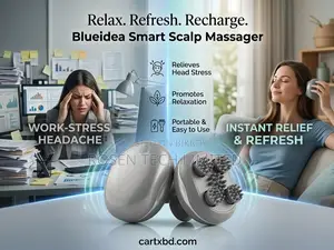 Blueidea Smart Scalp Massager Rechargeable Electric Head Massager